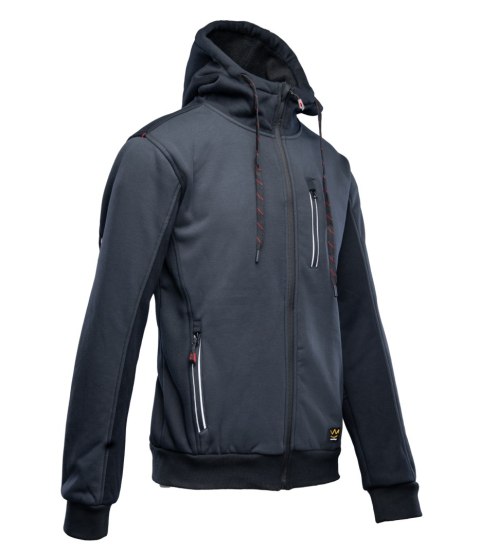 SEVEN KINGS BLUZA DRESOWA Z KAPTUREM PRO GRAFIT