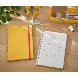 Kołonotatnik Leitz Cosy, B5, kratka, żółty 44840019 .