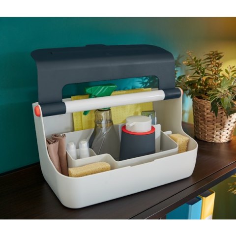 Pojemnik z uchwytem Leitz Cosy, szary 61250089.