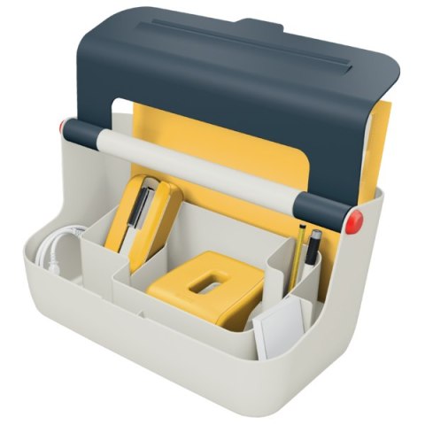 Pojemnik z uchwytem Leitz Cosy, szary 61250089.