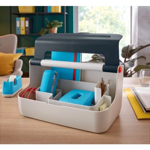 Pojemnik z uchwytem Leitz Cosy, szary 61250089.