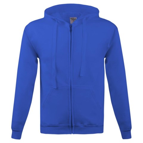 BLUZA Z KAPTUREM ZAPINANA 280G NIEBIESKA S,L-2XL
