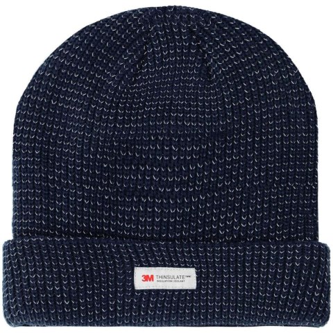 CZAPKA ZIMOWA DZIANA GRANATOWA ODBLASKOWA