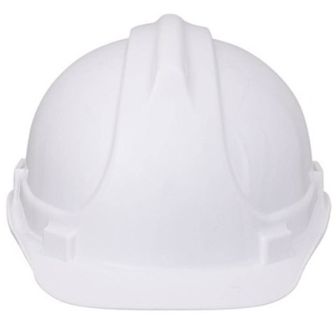 HEŁM PRZEMYSŁOWY BRATEK-3 Z PASKIEM BIAŁY