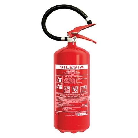 GAŚNICA PROSZKOWA 6 KG GP-6x ABC SILESIA