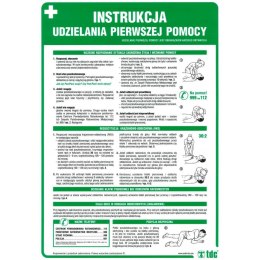 INSTRUKCJA UDZIELANIA PIERWSZEJ POMOCY 24,5 X 35 IA A11 DN CN