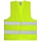KAMIZELKA ODBLASKOWA OSTRZEGAWCZA PROKAM ŻÓŁTA