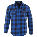 KOSZULA FLANELOWA OCIEPLANA NIEBIESKA