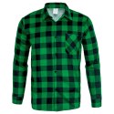 KOSZULA FLANELOWA ZIELONA