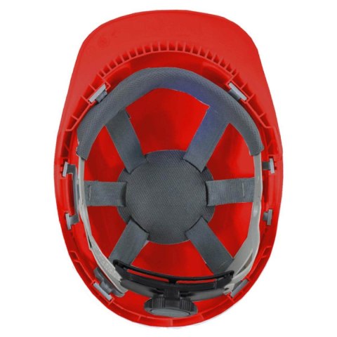 PRZEMYSŁOWY HEŁM OCHRONNY MORION CZERWONY