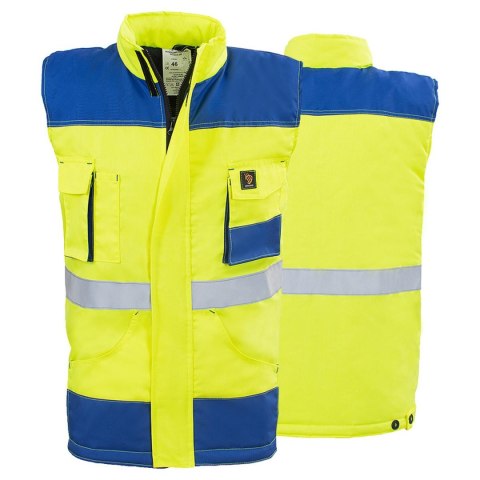 BEZRĘKAWNIK OCIEPLANY PROMAN 260 ŻÓŁTY HV