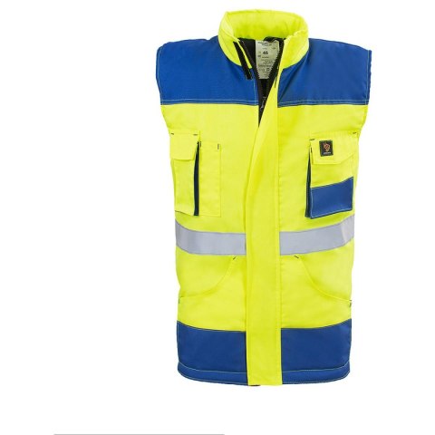 BEZRĘKAWNIK OCIEPLANY PROMAN 260 ŻÓŁTY HV