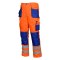 PROMAN SPODNIE DO PASA OCIEPLANE HV POMARAŃCZOWE