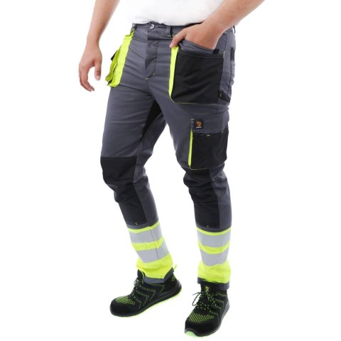 SPODNIE DO PASA PROMAN STRETCH 250 SZARY HV