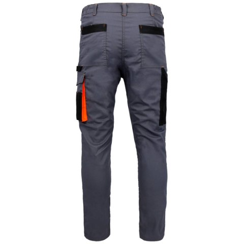 SPODNIE DO PASA PROMAN STRETCH 250 SZARY POMARAŃCZOWY