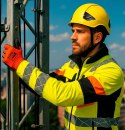 HEŁM OCHRONNY DO PRACY NA WYSOKOŚCI SALLET ŻÓŁTY