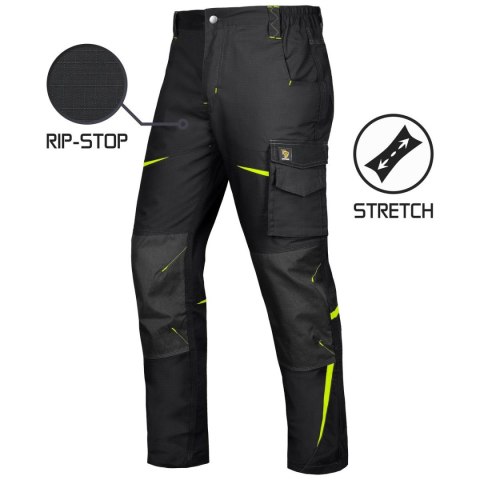 SPODNIE DO PASA TITANFIT RIP-STOP STRETCH BLACK
