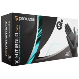 X-NITRIGLO BLACK RĘKAWICE NITRYLOWE CZARNE 100 SZT ROZM. L