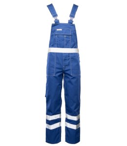 SPODNIE OGRODNICZKI / ODBLASK - Niebieski/odbask 17353