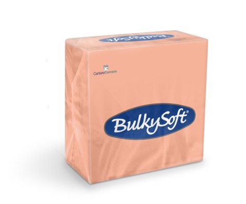 Serwetki 2W 33x33 1/4 łososiowy A100 32061 BulkySoft