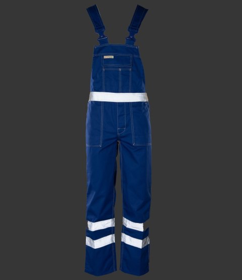 SPODNIE OGRODNICZKI / ODBLASK - Niebieski/odbask 17353 62