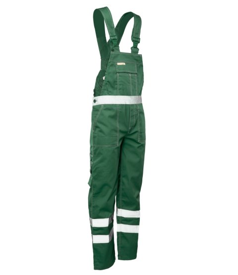 SPODNIE OGRODNICZKI / ODBLASK - Zielony/odbask 17353 25