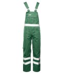 SPODNIE OGRODNICZKI / ODBLASK - Zielony/odbask 17353 48