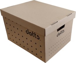 Pudło archiwizacyjne DOTTS zbiorcze (5szt.) bezkwasowe szare