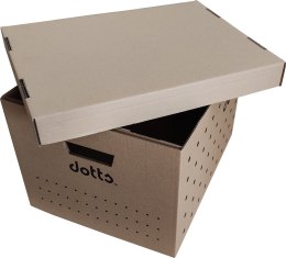 Pudło archiwizacyjne DOTTS zbiorcze (5szt.) bezkwasowe szare