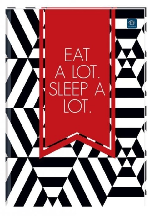 Brulion B5 160k linia twarda oprawa INTERDRUK