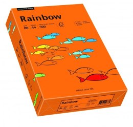 Papier xero kolorowy A4 80g 500 ark. RAINBOW R26 ciemnopomarańczowy 88042453