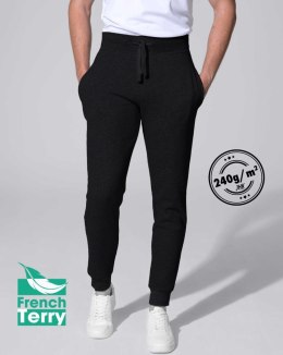 SW PANTS CUFF FRENCH TERRY 240 BK XXL