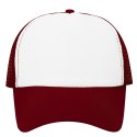 Czapka Moontex trucker 5P Burgundy/White