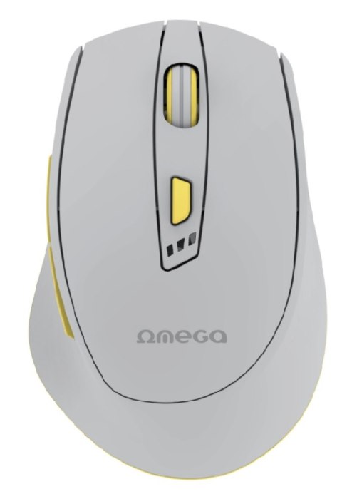 Mysz bezprzewodowa OMEGA MOUSE recharegable usb-c szara OMC529RWGL PLATINET