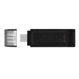Pamięć Pendrive KINGSTON DT70 Exodia 64GB USB-C 3.0 czarny DT70/64GB