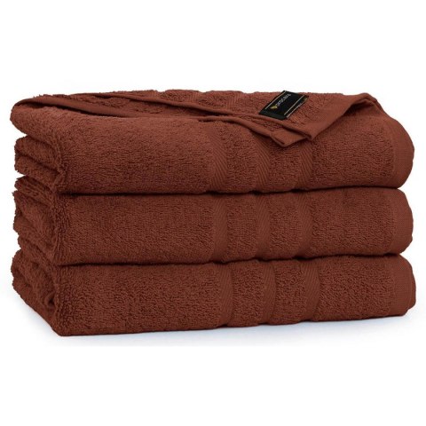 RĘCZNIK HELIOS 70X140 500G. BRĄZOWY