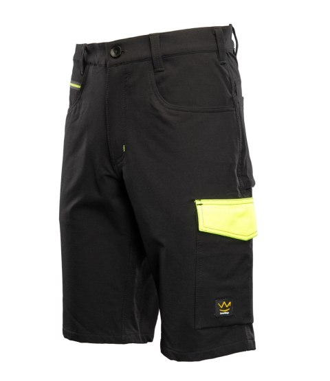 RIVAL SPODNIE KRÓTKIE NYLON CZARNY/ŻÓŁTY - Czarny-Żółty(cy) 50
