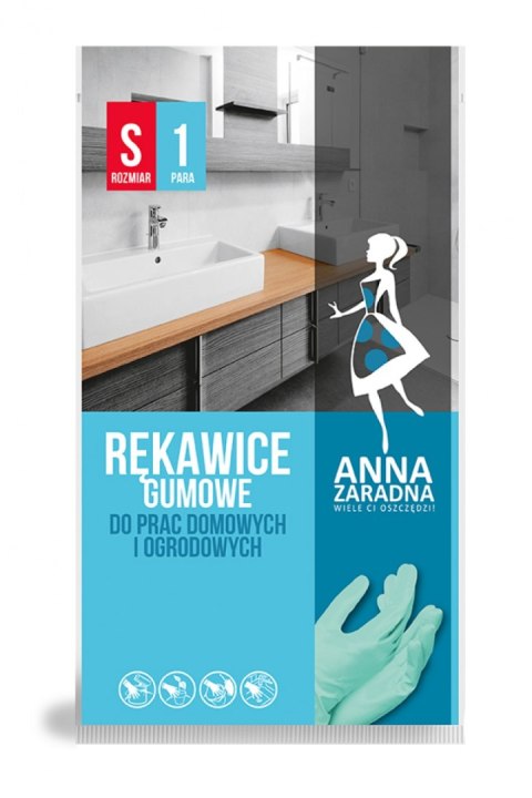 Rękawice gumowe S ANNA ZARADNA 46249