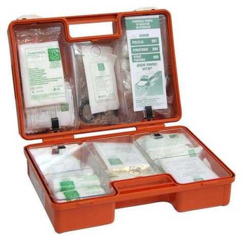 APTECZKA PRZENOŚNA K-15.2 Z WIESZAKIEM ŚCIENNYM (DIN 13157 USTNIK)