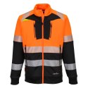 Bluza ostrzegawcza DX4 klasy 1 ze stójką zapinana na zamek