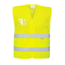 Kamizelka ostrzegawcza - do połowy siatkowa
