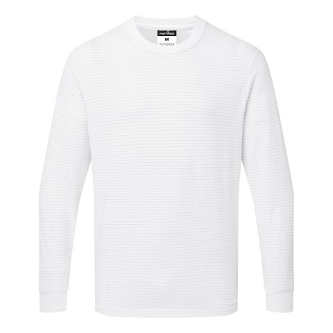 T-shirt antystatyczny ESD z długim rękawem