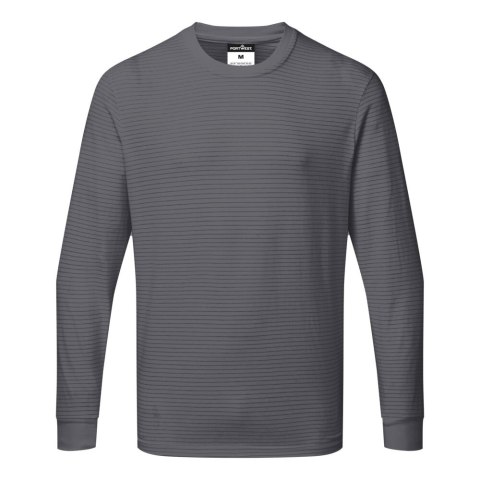 T-shirt antystatyczny ESD z długim rękawem