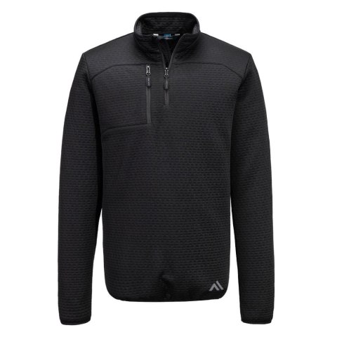 Bluza teksturowana KX3 z zamkiem 1/4