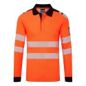 Koszulka polo z długim rękawem PW3 Modaflame Knit HVO FR