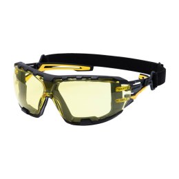Okulary ochronne Wraparound Plus w kolorze antracytowym