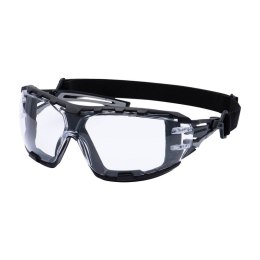 Okulary ochronne Wraparound Plus w kolorze antracytowym
