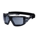 Okulary ochronne Wraparound Plus w kolorze antracytowym