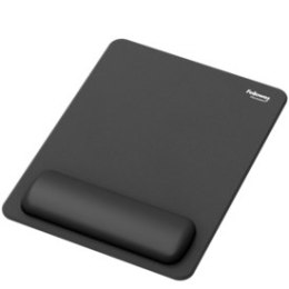 Podkładka pod mysz i nadgarstek BREYTA XL, czarna 28x21cm 100142560 FELLOWES