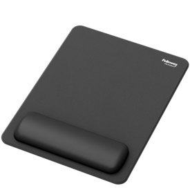 Podkładka pod mysz i nadgarstek BREYTA XL, czarna 28x21cm 100142560 FELLOWES